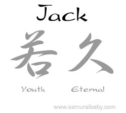 Jack kanji name